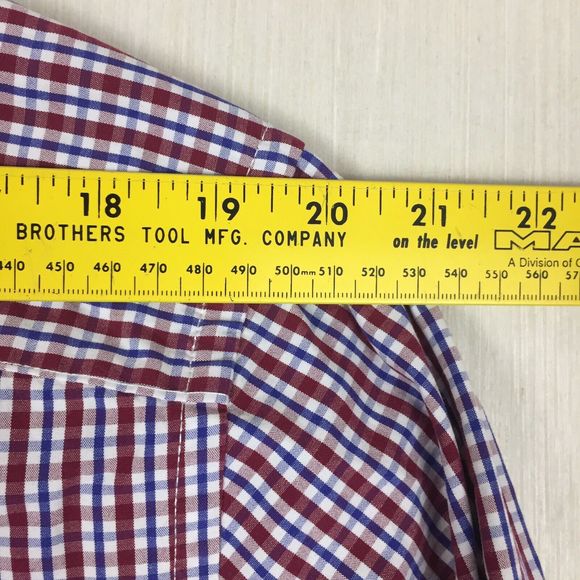 UNTUCKit Men Office Plaid Button Up Long Sleeve Shirt Cotton XL Extra Large - Picture 7 of 12